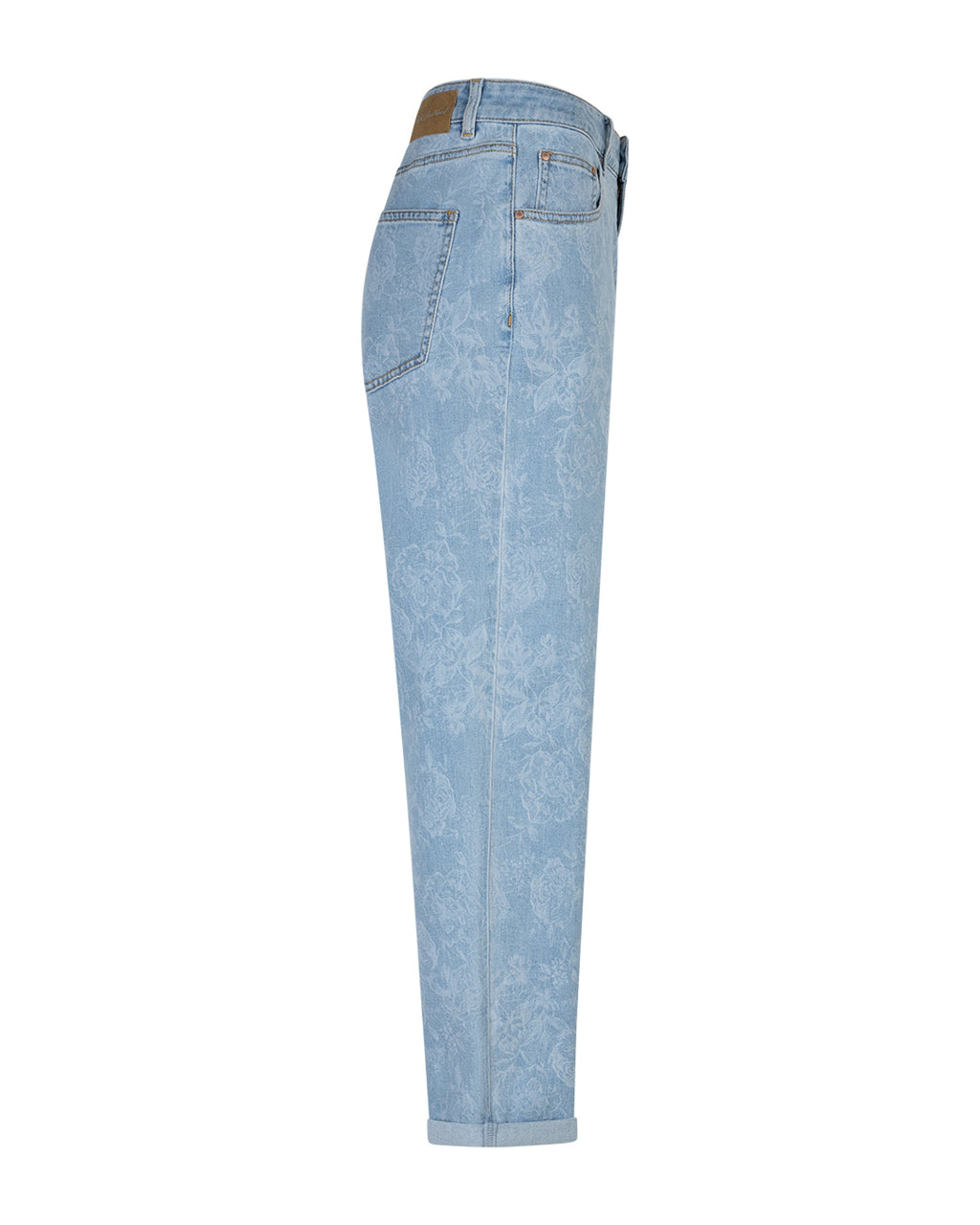 Red Button Caitlin Jeans Laser Print Bleach Blå