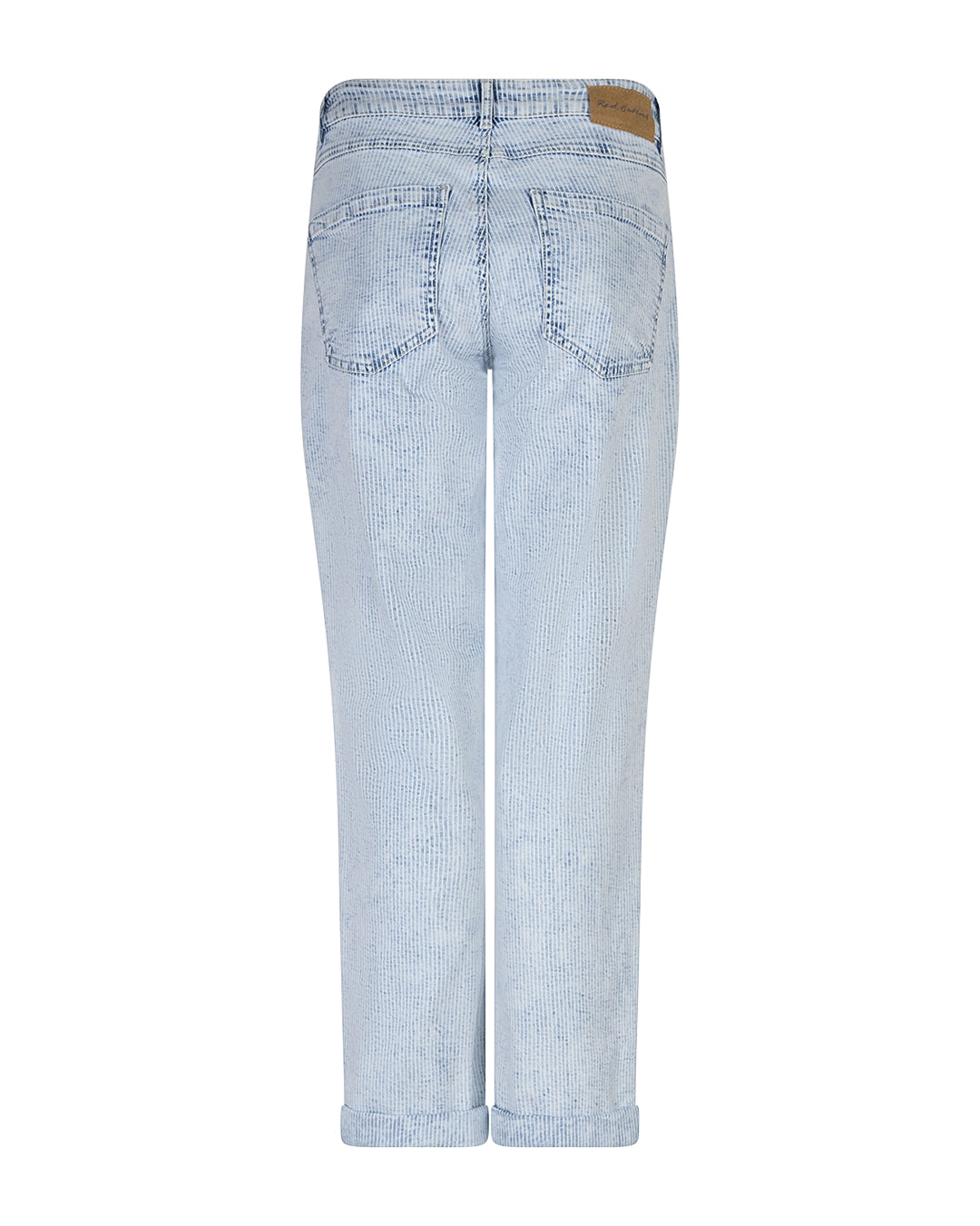 Red Button Jules Jeans Stribet Denim Bleach Lys Blå