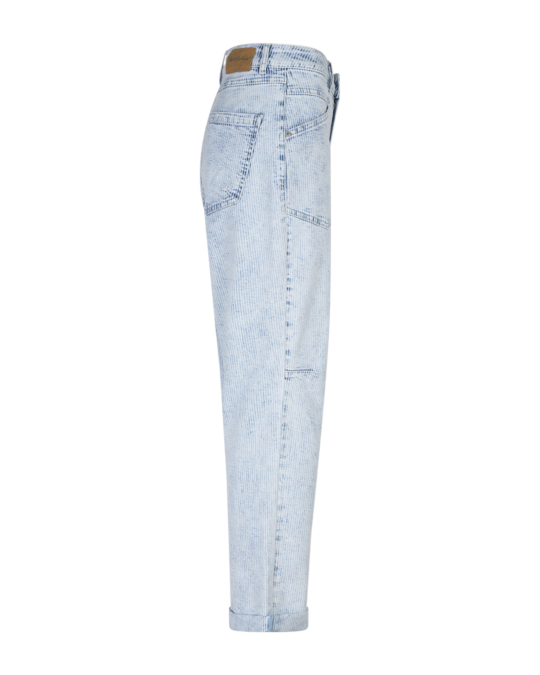 Red Button Jules Jeans Stribet Denim Bleach Lys Blå