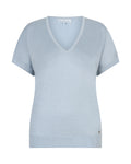 Red Button Jerry Sparkle Bluse Light Blå