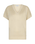 Red Button Jerry Sparkle Bluse Oatmeal Sand