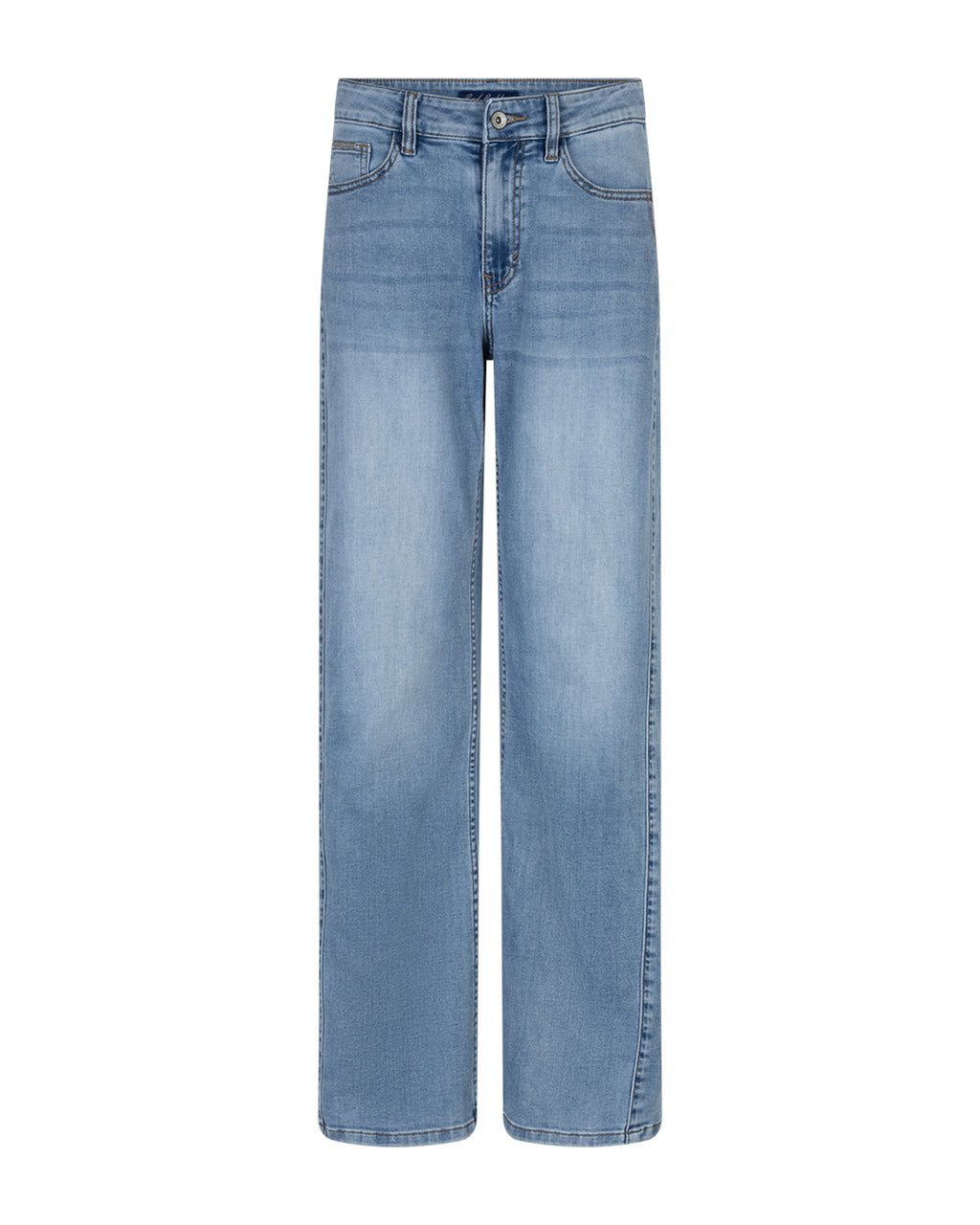 Red Button Claudette Jeans Slanted Seam L33 Lys Blå