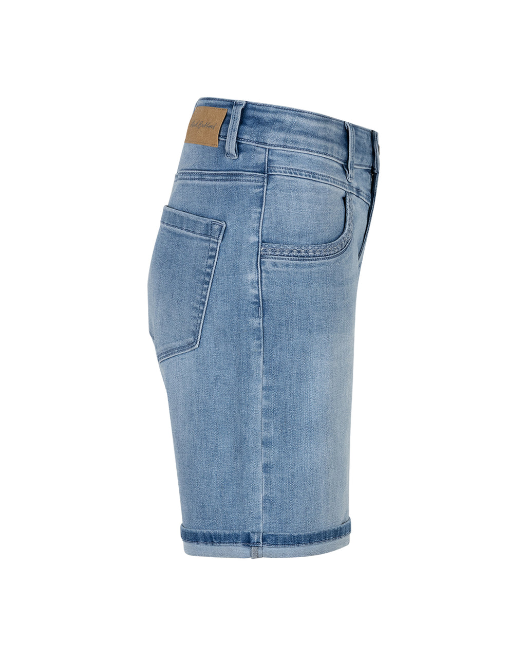 Red Button Sienna Shorts Embroidery Lightstone Blå