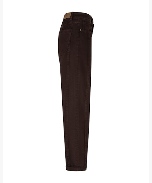 Red Button Caitlina Jeans Side Patch Tencel Twill Espresso Brun
