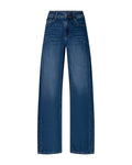 Red Button Claudette Jeans Slanted Seams L31 Dark Stone Used Blå