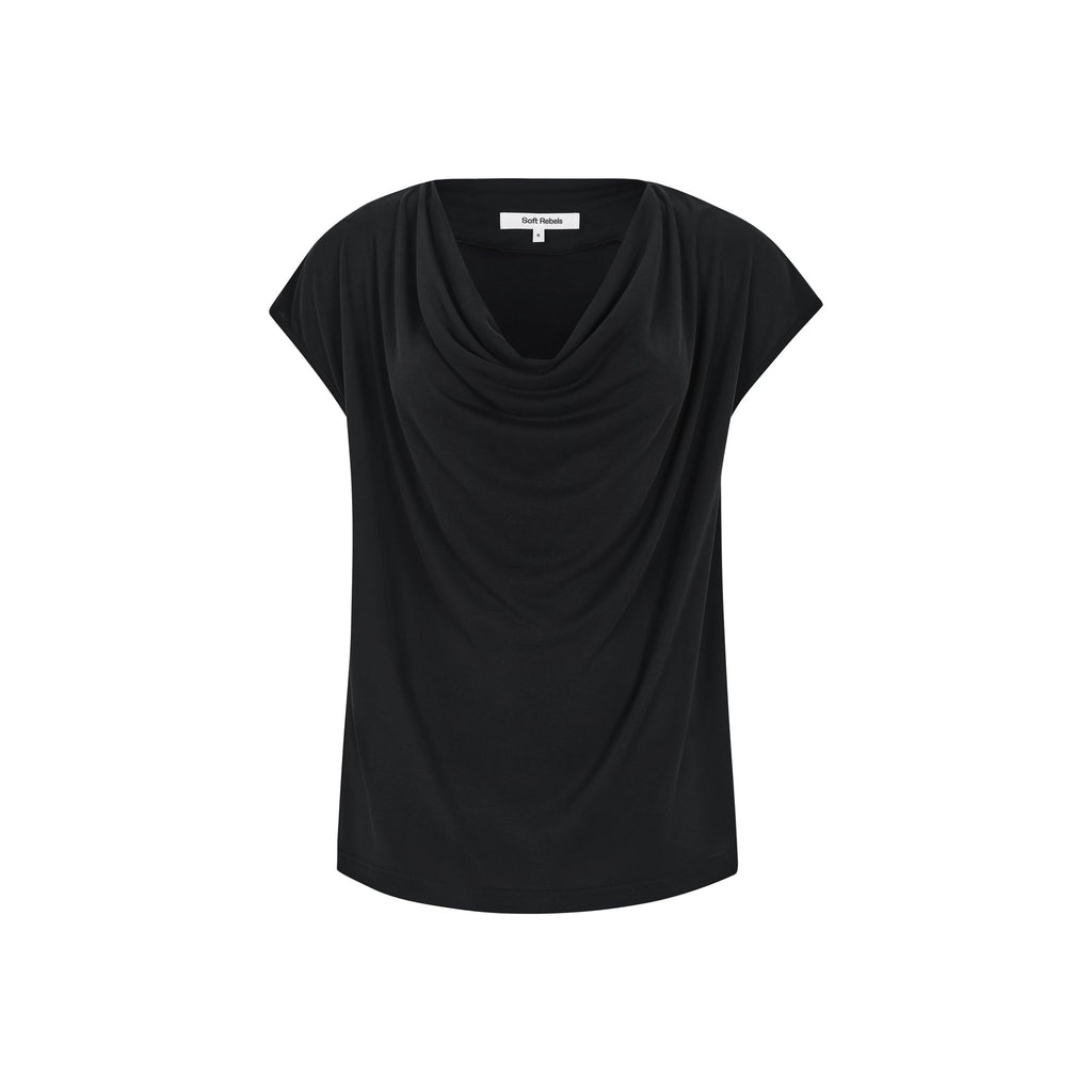 Soft Rebels Ella Top Draped Sort