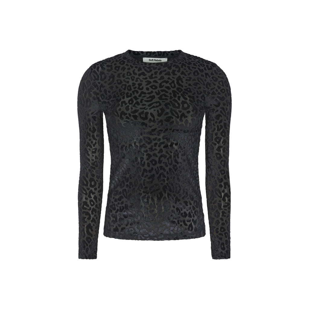 Soft Rebels Zaria Top Langærmet Sort
