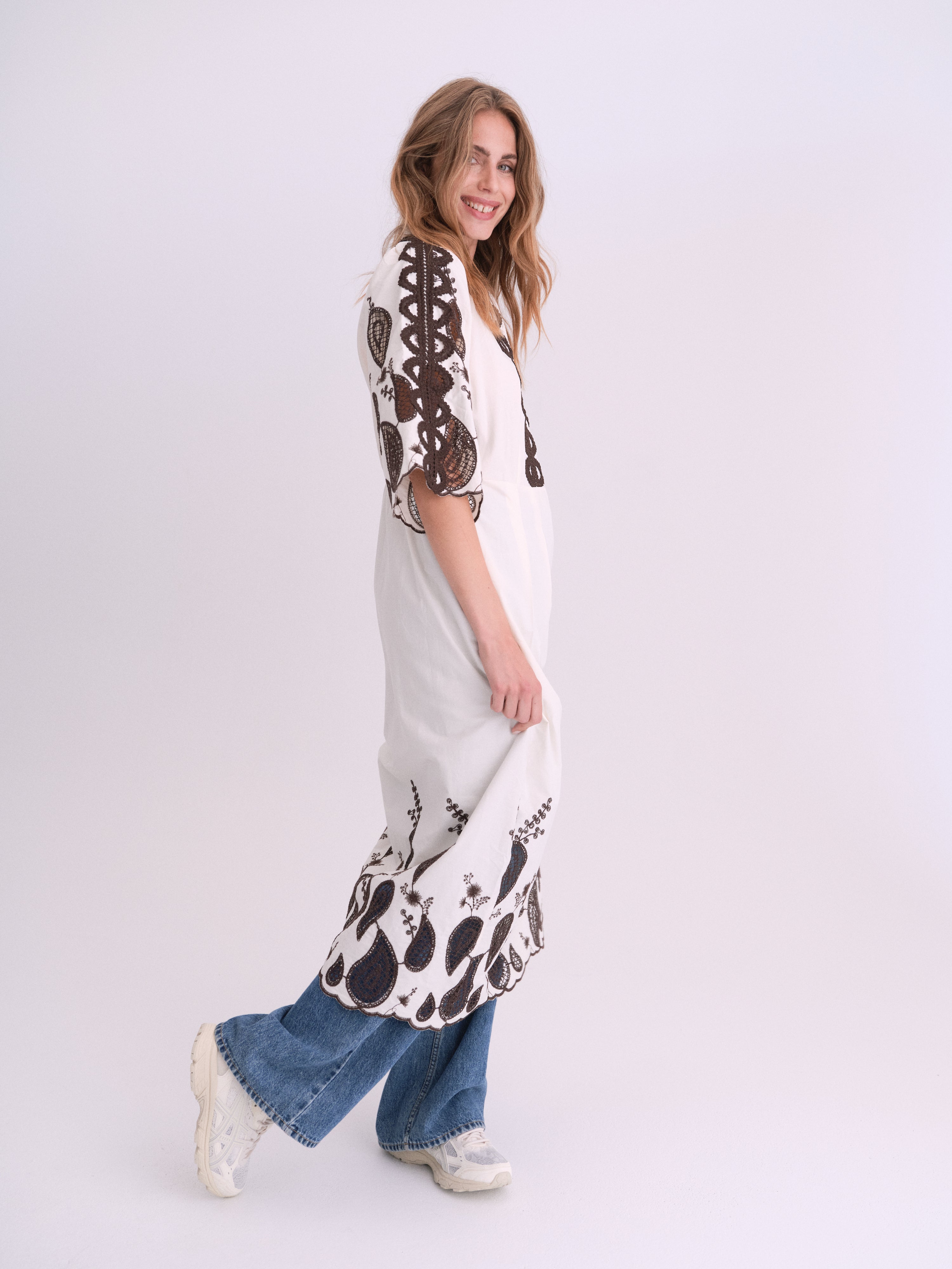 GOSSIA SafinaGO Kjole Creme Brun