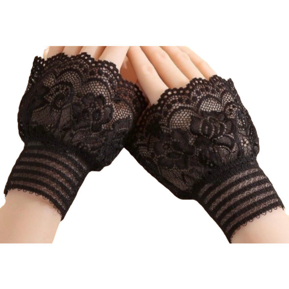 Tim & Simonsen Shirt Handske Manchetter Cuffs Lace Sort