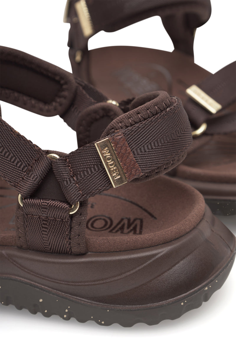 WODEN Solvej Sandal Chocolate Brun