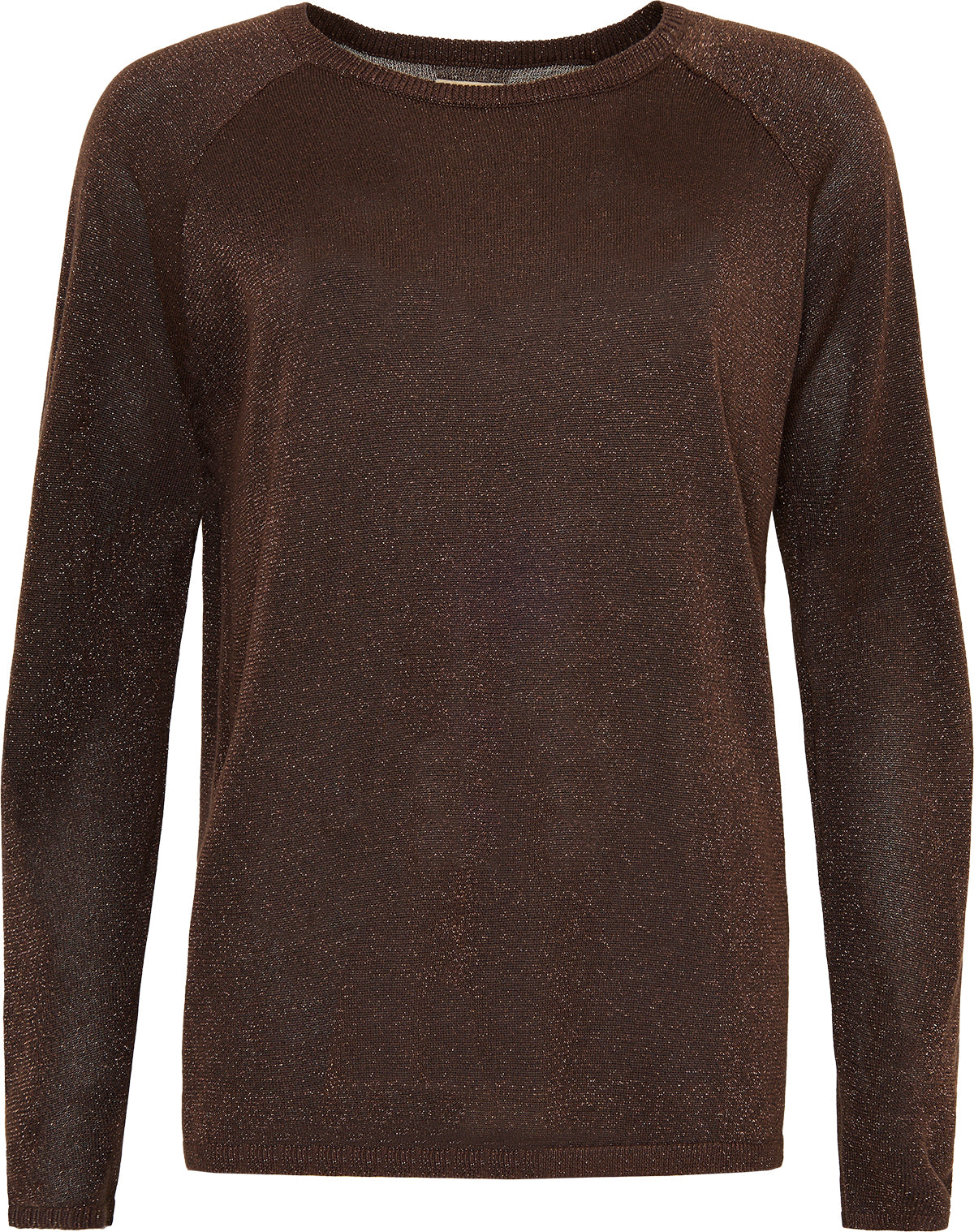 Ofelia Trine Strik Pullover Kobber Brun