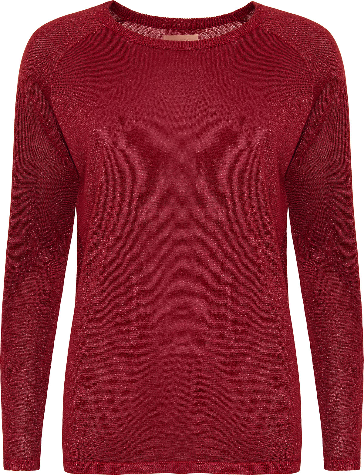 Ofelia Trine Strik Pullover Rød