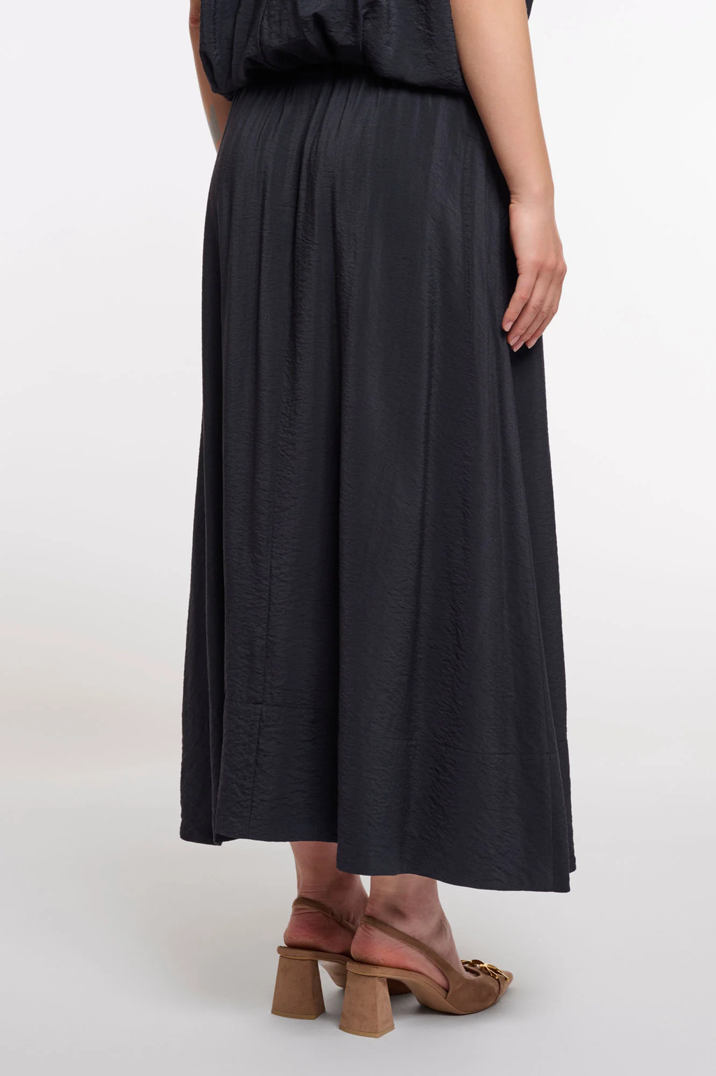 RINO & PELLE Tosca Midi Nederdel Dark Navy