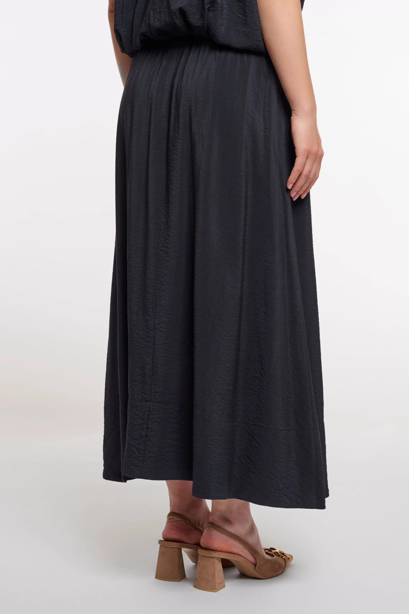 RINO & PELLE Tosca Midi Nederdel Dark Navy