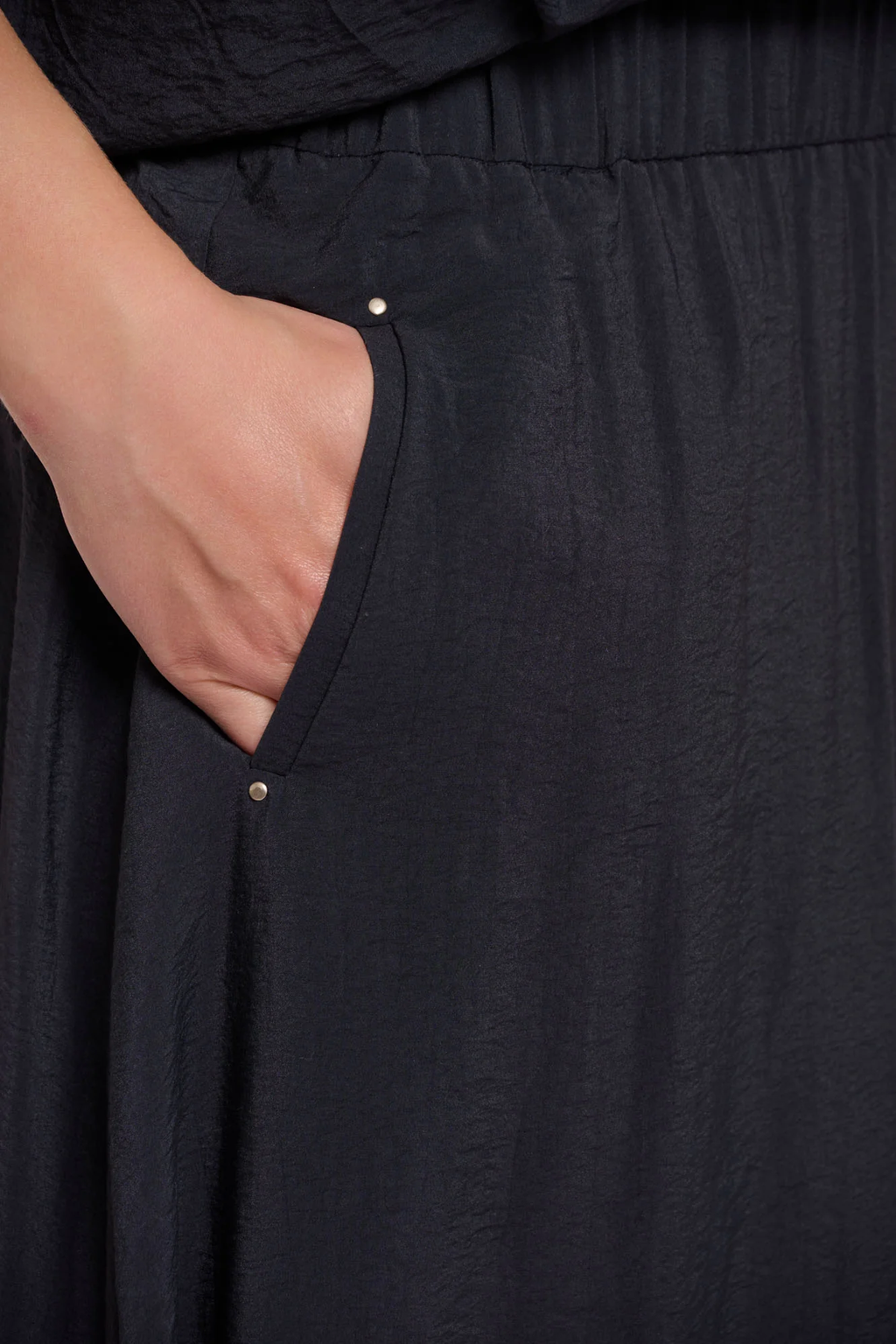 RINO & PELLE Tosca Midi Nederdel Dark Navy