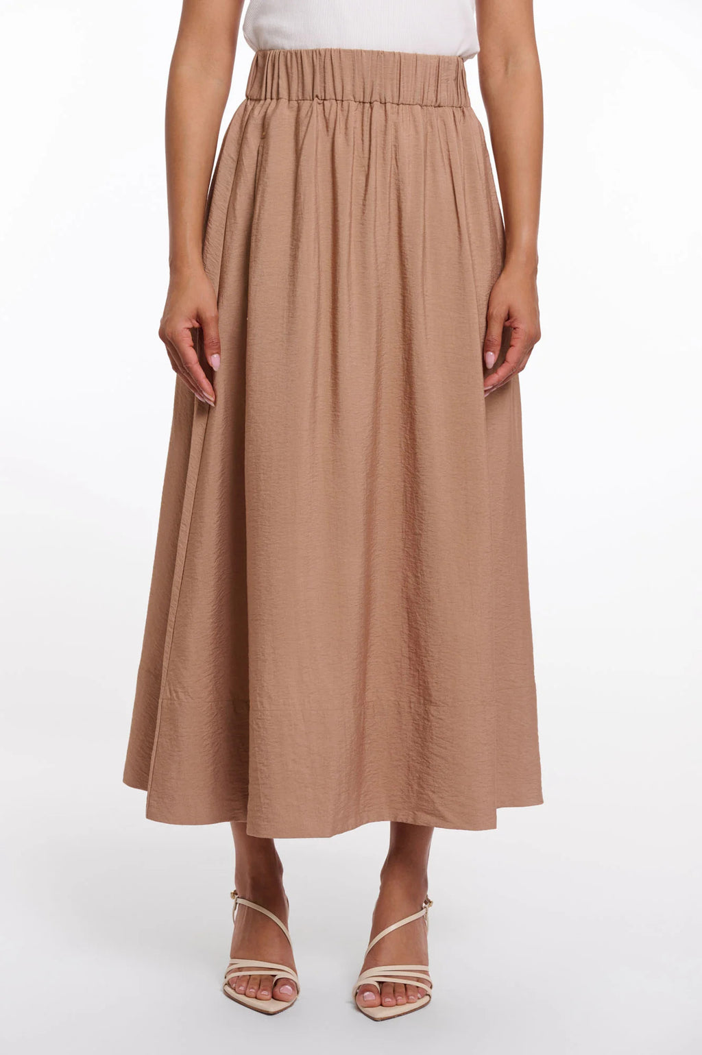RINO & PELLE Tosca Midi Nederdel Rosy Brun