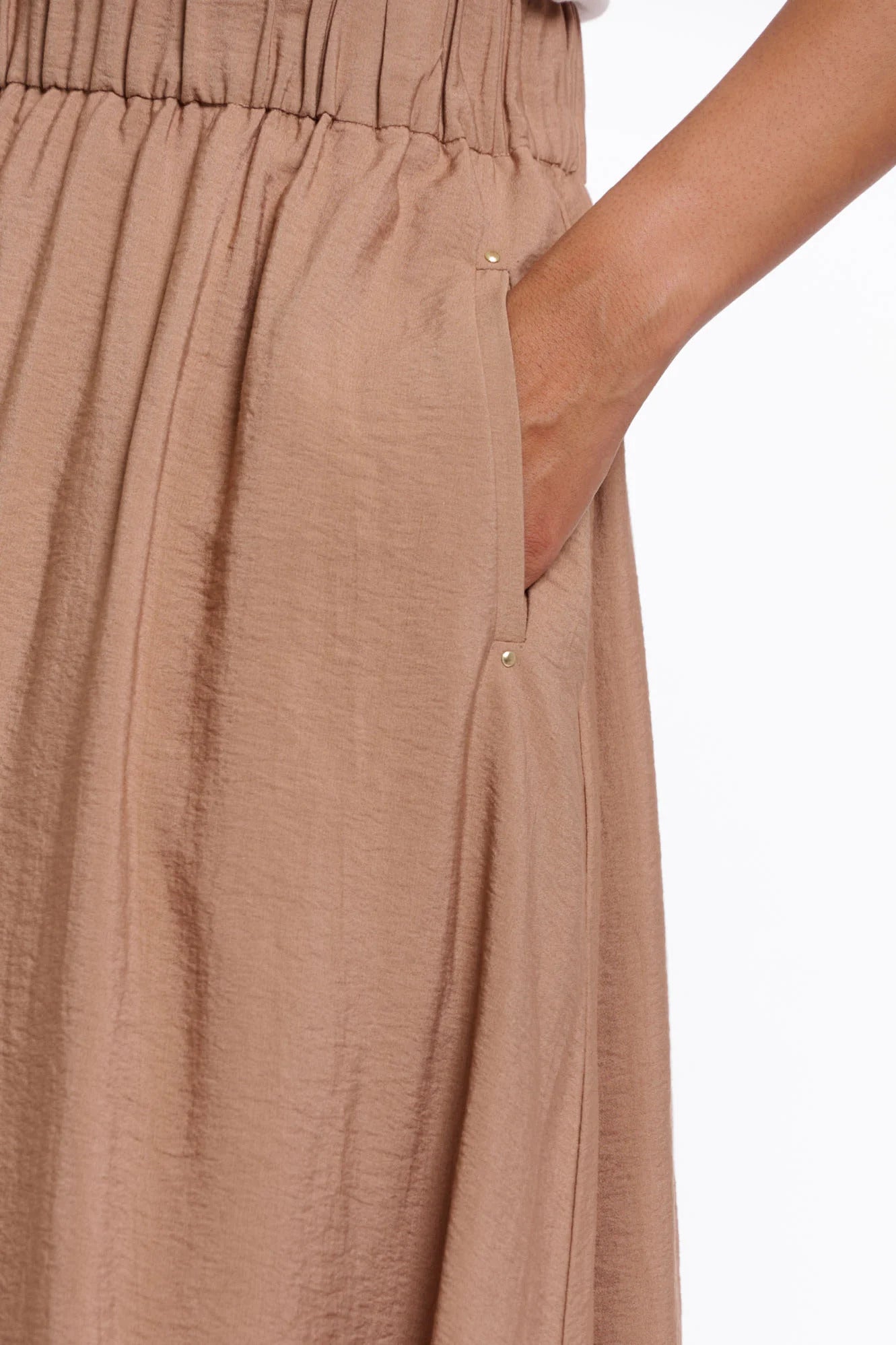 RINO & PELLE Tosca Midi Nederdel Rosy Brun