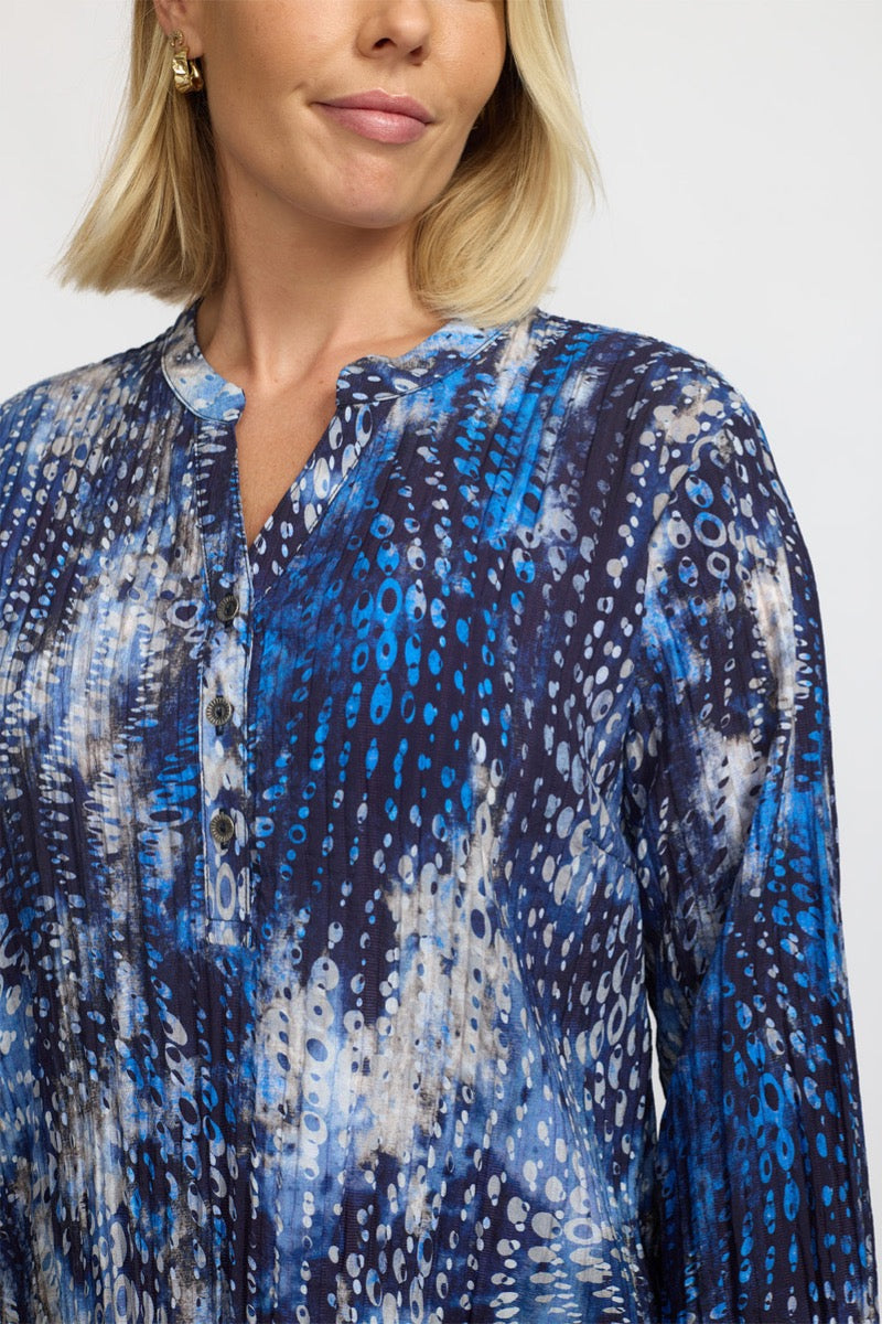 2 Biz Amoa Bluse Blå