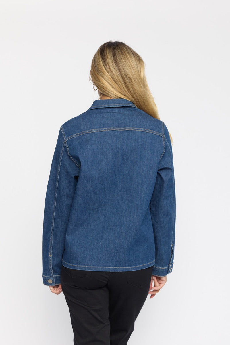 2 Biz Ayla Denim Jakke Blå