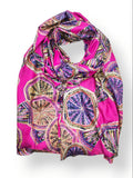 Löwenstein Angie Tørklæde Patch 70x180cm Fuchsia