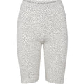 Basic Apparel Elba Biker Shorts Hvid m Sorte Prikker