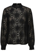 KAFFE Raula Bluse Dyb Sort