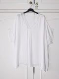 Löwenstein Vecolure V Bluse Lace Hvid