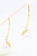 Löwenstein ROSA Ørenring Flake Perle Guld