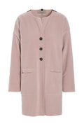 HSCHP Cardigan Med Knapper Nude Rosa