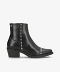 ShoeDesign CARMINA Western Støvle Læder Sort Sølv