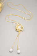 Löwenstein ROSA Halskæde Ring Perler Guld