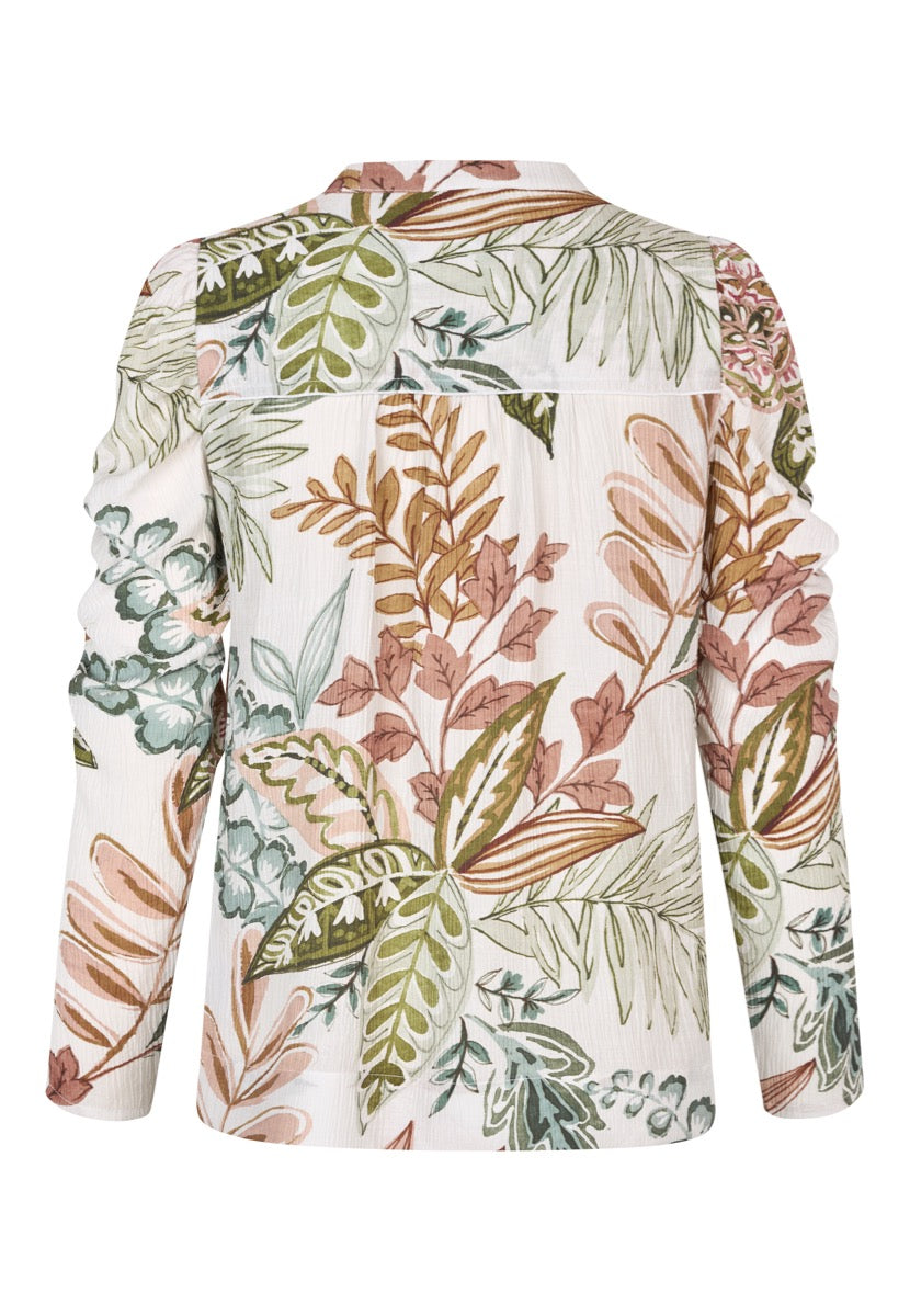 Dea Kudibal VISTI EV Bluse w Gathering Details Passiflora Grøn
