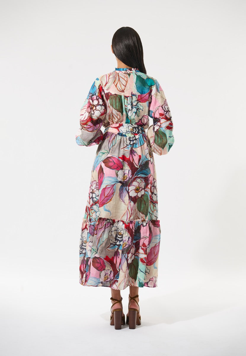 Dea Kudibal RAYANA NS Kjole w Stand Collar Bloomsbury