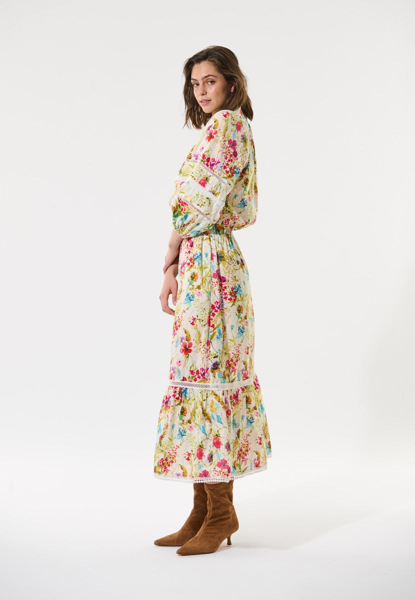 Dea Kudibal ELINA NS Kjole w Ruffles Blossom