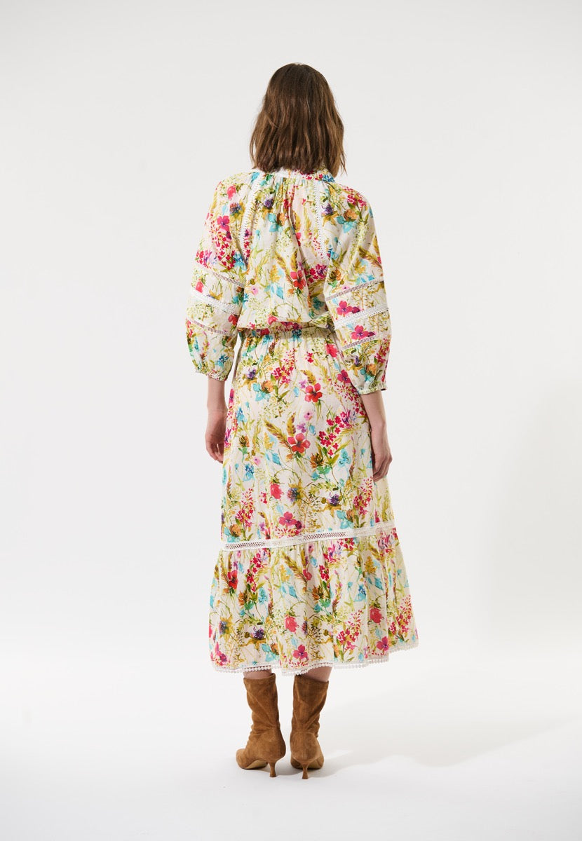 Dea Kudibal ELINA NS Kjole w Ruffles Blossom