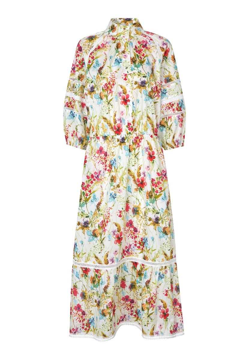 Dea Kudibal ELINA NS Kjole w Ruffles Blossom