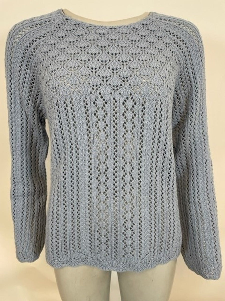 Ofelia Ellen Strik Pullover Blå