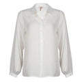 ESQUALO Bluse Basic m Lange Ærmer Off White