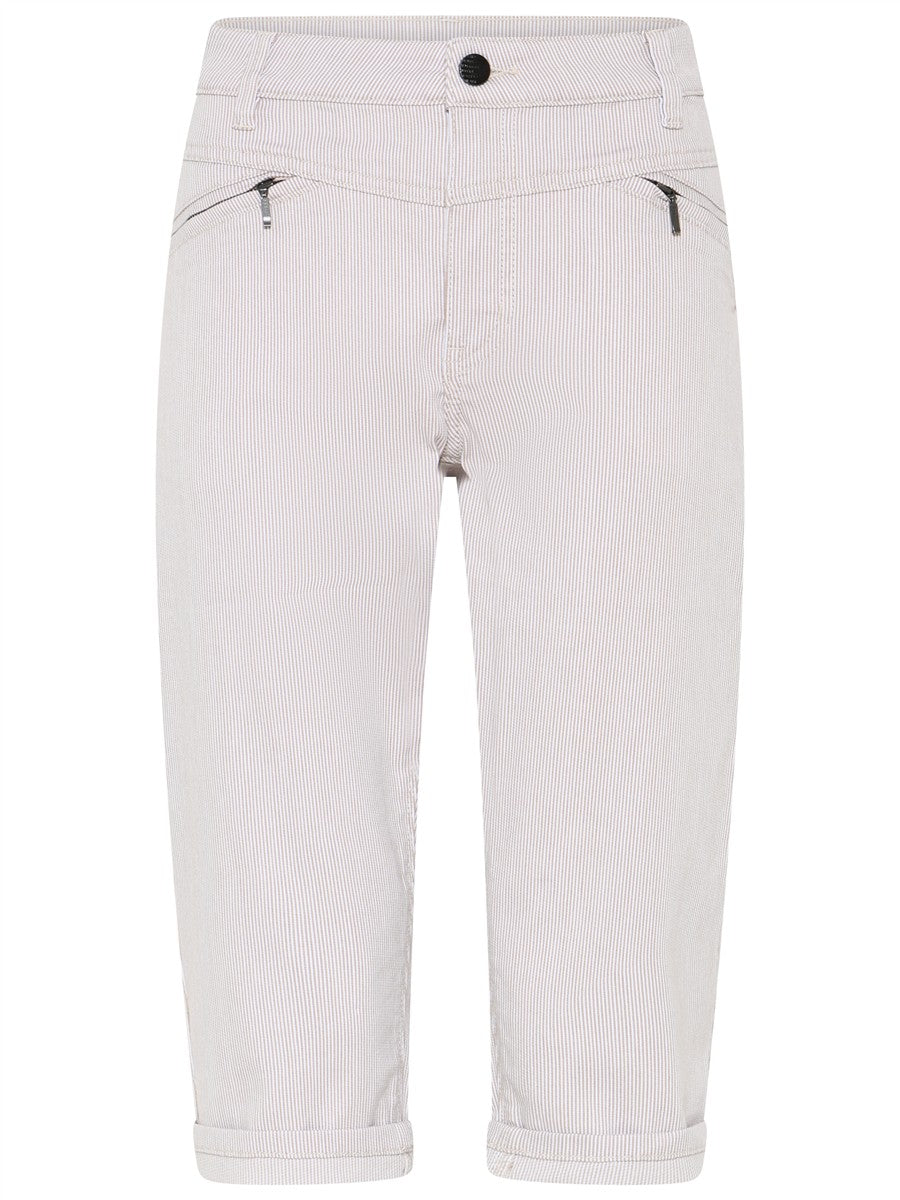 Cero Suzanne Capri Buks Stribet Ecru Sand