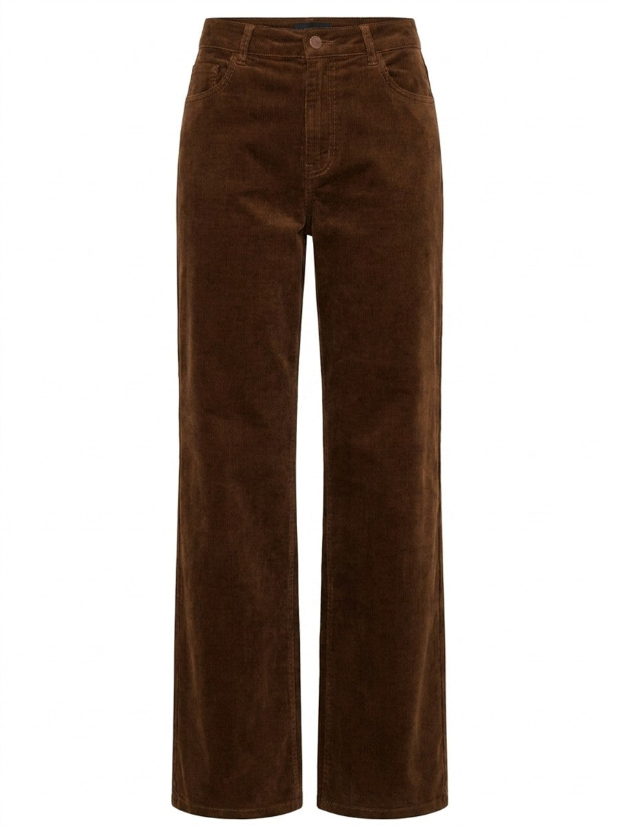 Cero Barrel Bukser Wide Leg Tobacco Brun