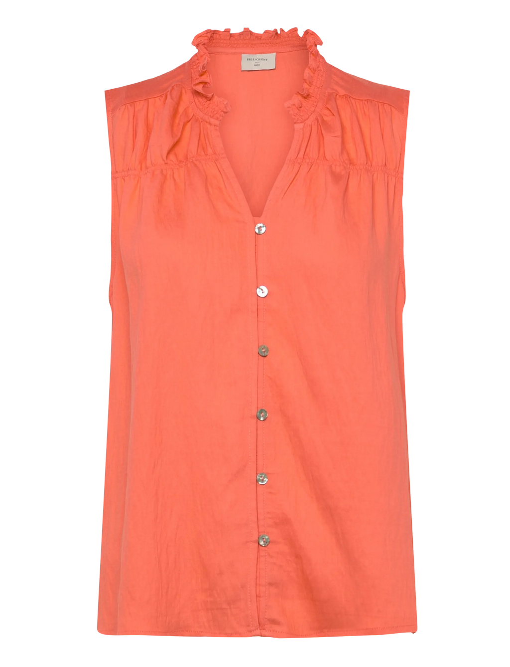 Freequent Esally Bluse Salmon Orange