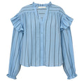 GOSSIA RamiGO Bluse Blå Striber