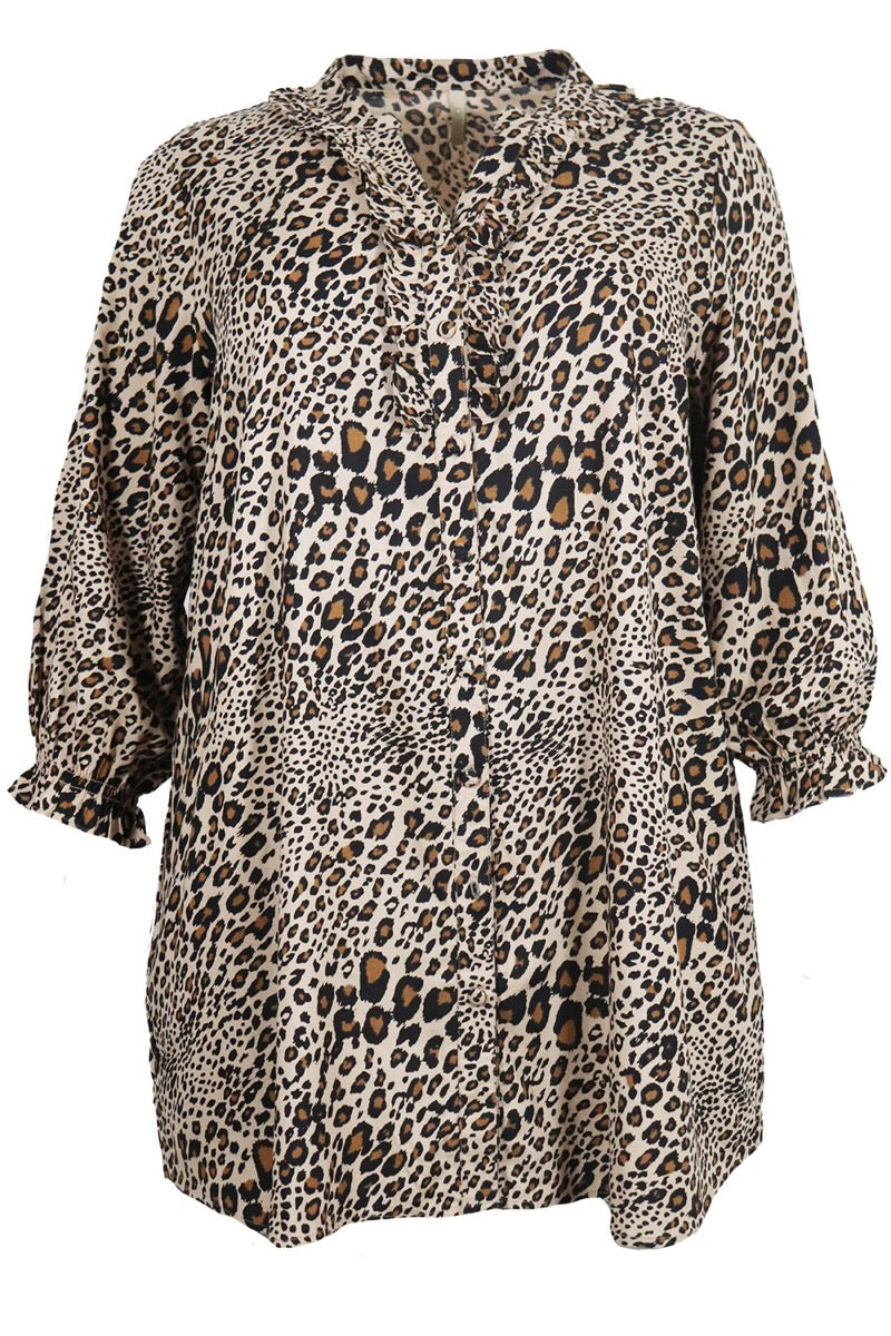 Ofelia Halima Tunika Leo Print