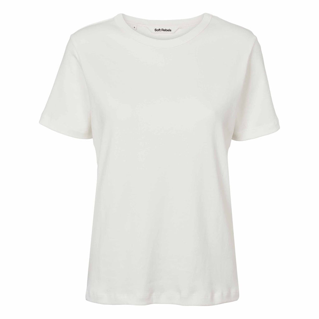 Soft Rebels Hella T-shirt GOTS Sne Hvid