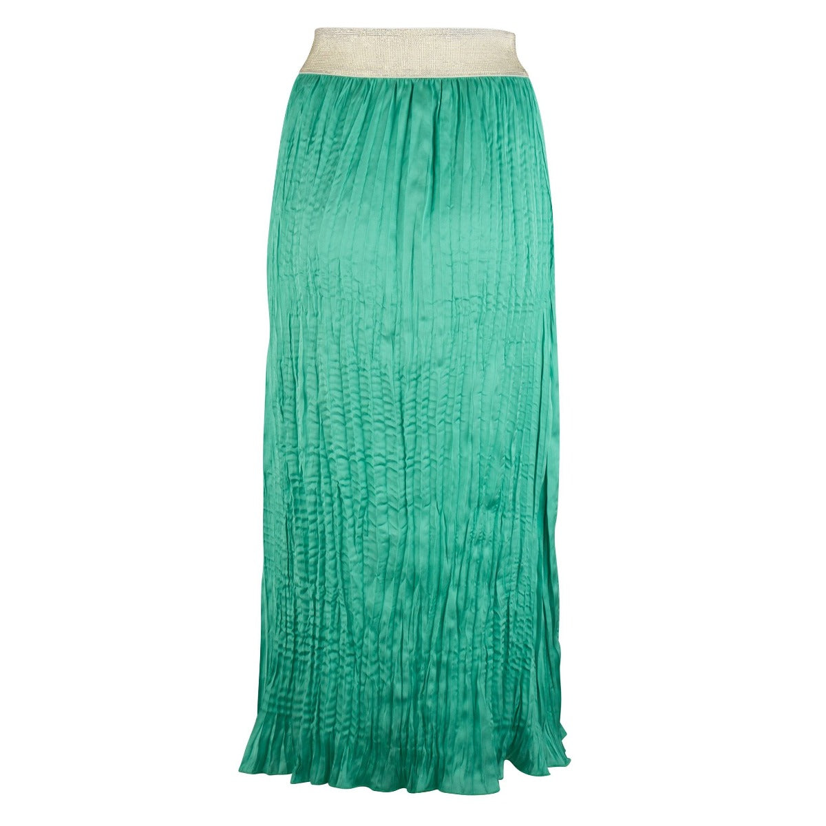 ESQUALO Nederdel Satin Split Jade
