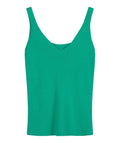 ESQUALO Top V Neck Rib Grøn