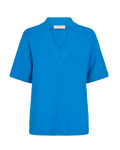 Freequent Ani Pullover Rib French Blå
