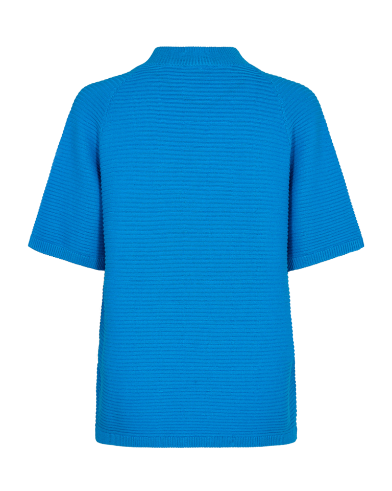 Freequent Ani Pullover Rib French Blå