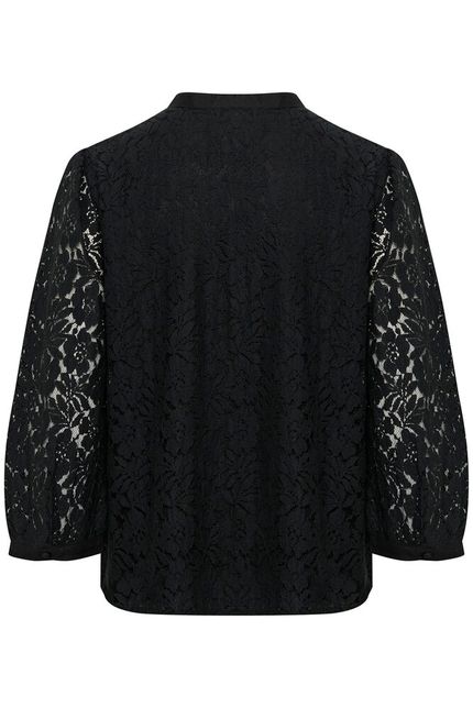 Cream Kaspis Lace Skjorte Pitch Sort