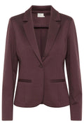 KAFFE Jenny Blazer Fudge Mørkerød